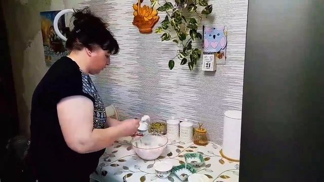 Готовлю домашнее мороженое.Вкусно получилось