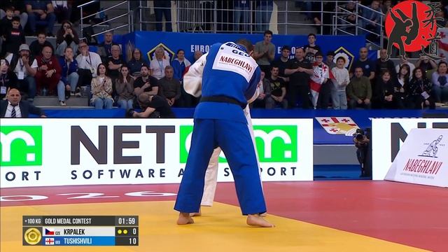 Lukas KRPALEK - Guram TUSHISHVILI. +100 Kg. Final. Чемпионат Европы по дзюдо 2026