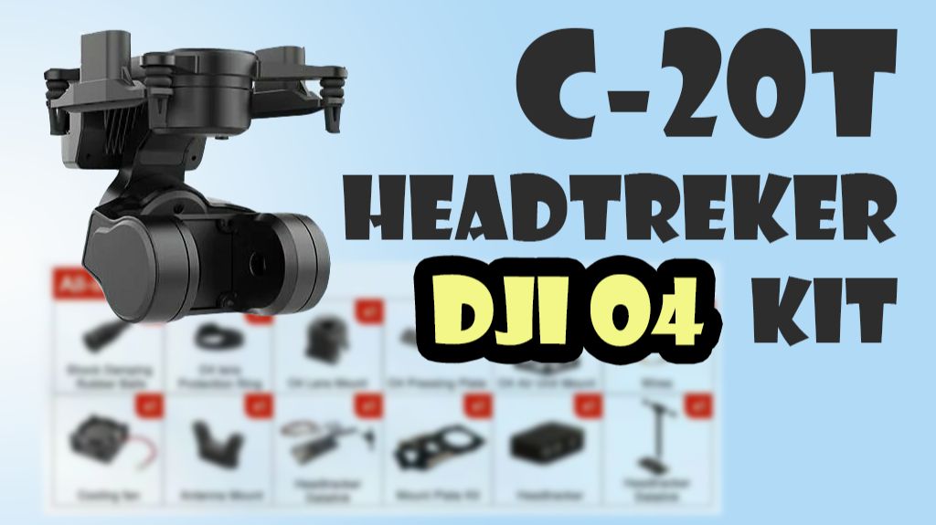 Хедтрекер для DJI Goggles 3 и не только [ОБЗОР AllXF C-20T]
