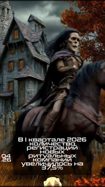 В I квартале 2026 количество регистраций новых ритуальных  компаний увеличилось на 37,5%