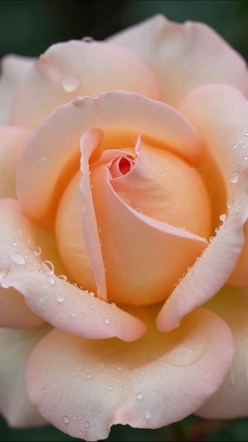 Элегантная роза с капельками росы #цветы #природа #красота