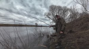 Рыбалка в апреле. Первый выезд по открытой воде.