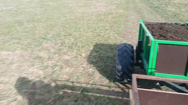 Кватрицикл на скоростных щестернях, с прицепом .