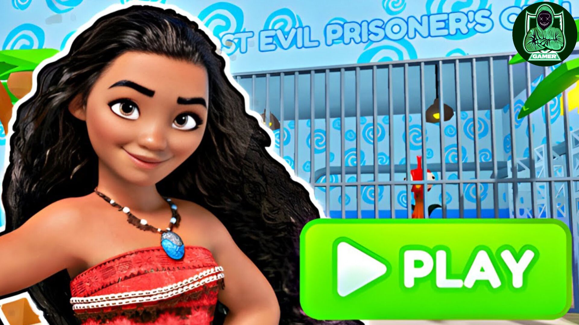 Побег из тюрьмы Моаны!🌊😱 Игровой процесс в Obby #roblox #Обби