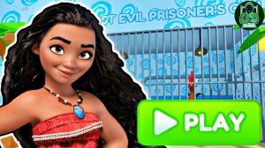 Побег из тюрьмы Моаны!🌊😱 Игровой процесс в Obby #roblox #Обби