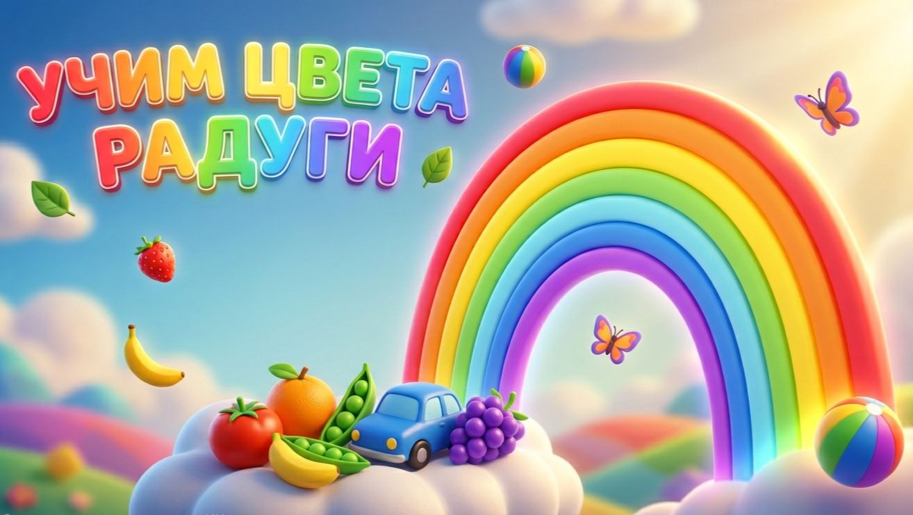 Учим цвета радуги и учимся говорить. Радуга. каждый охотник желает знать где сидит фазан