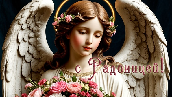 С Радоницей. Помним и молимся. Роскошная музыкальная открытка.