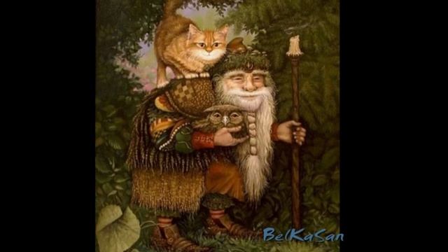 Сказочные персонажи под музыкальное сопровождение.