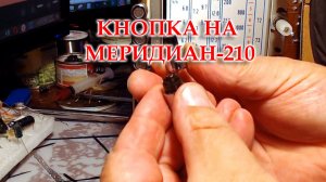 Кнопка напечатанная на 3D принтере для Меридиана 210