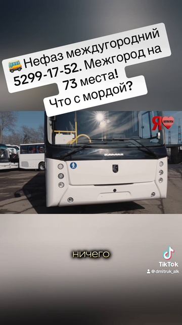 🚌 Нефаз междугородний 5299-17-52. Межгород на 73 места!   Что с мордой?