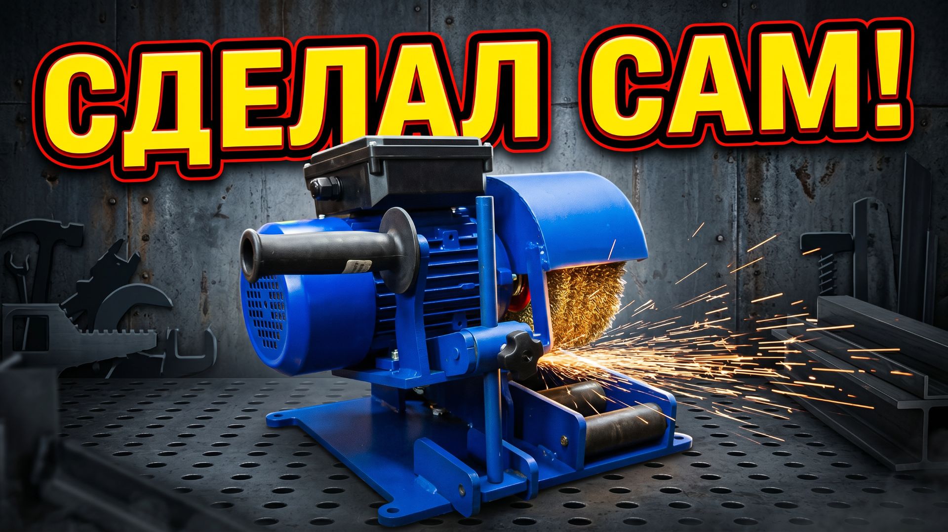 Не покупал — сделал сам! Зачистной станок для гаража своими руками