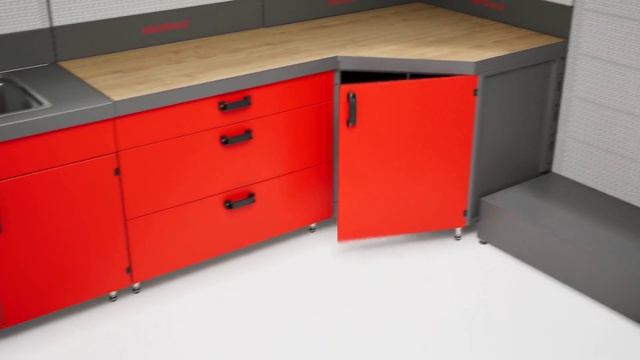 Обзор комплекта мебели для слесарной мастерской KronVuz-KV-10001