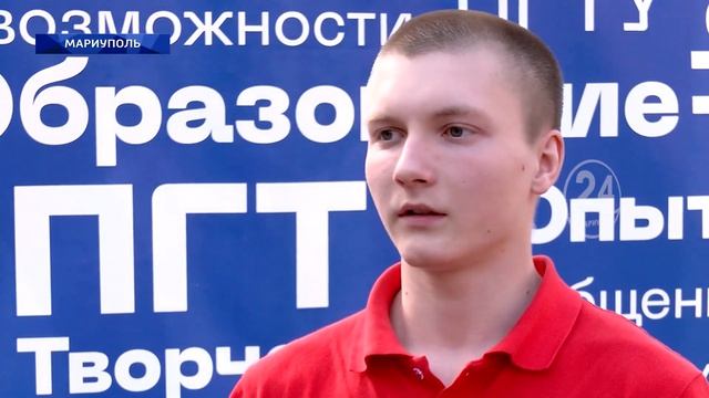 Мариуполь 24: Студент ПГТУ-филиала НИУ МГСУ Дамирель Маматов открыл спортзал мечты! 17.04.2026