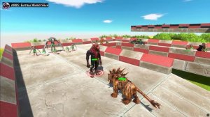 АРБС: ХИЩНИК, СОБАКА, ДРАКОН СО 100 ХП ПРОХОДЯТ ПОЛОСУ ПРЕПЯТСТВИЙ 🦁🐕🐉💪💀