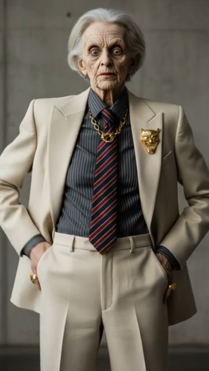 Модная бабуля