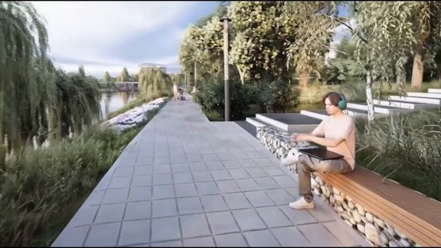 Набережная. Ольховка.