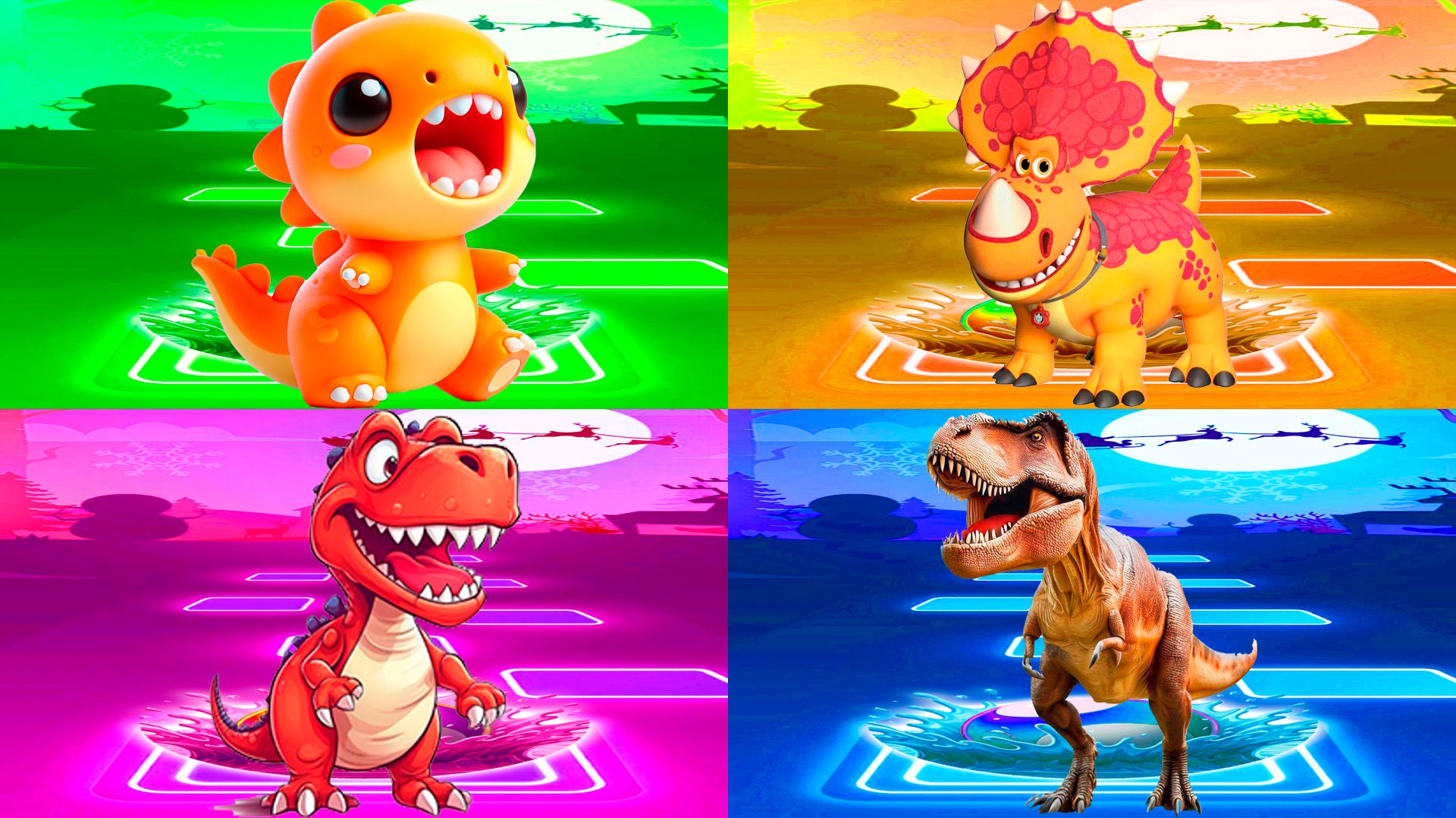 Coffin Dance Динозавры 405 уровень - Мультики про Динозавров | МУЛЬТФИЛЬМЫ ДИНОЗАВРЫ в Tiles Hop