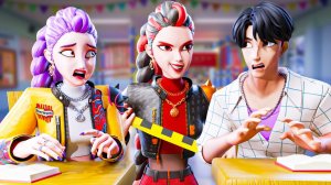 ЗЛАЯ СЕСТРА РУМИ В ШКОЛЕ! K-Pop Охотницы на Демонов Huntrix анимация