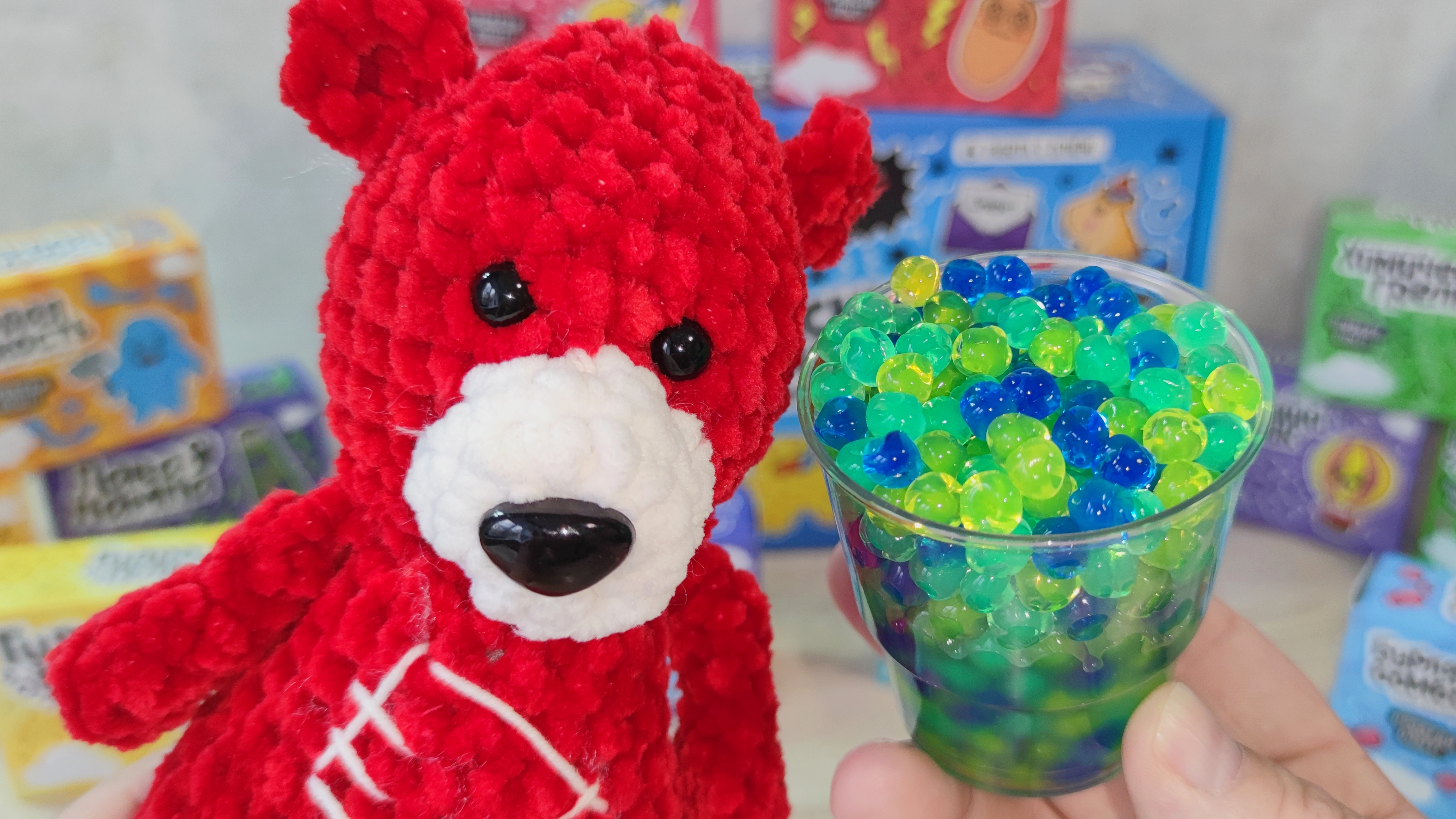 Гидро-Гель Медведь Костя. Эксперимент. Опыт