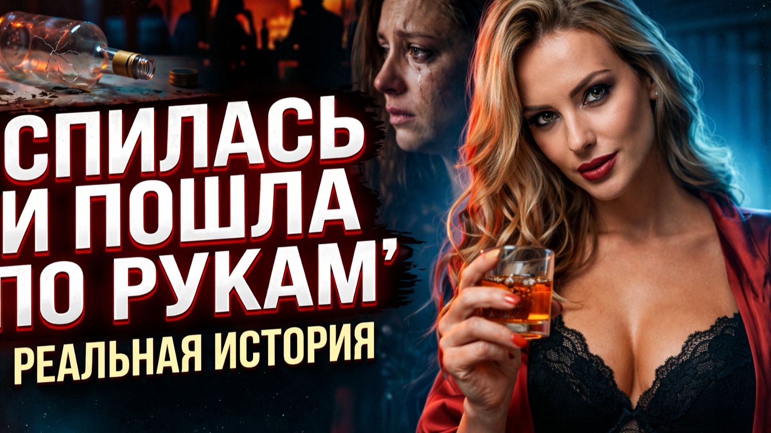 Спилась и пошла по рукам / реальная история