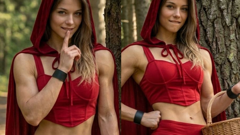 Фитоняшка / Косплей / Красная шапочка / Часть 1 / Нейрофотосет