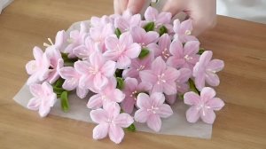 НЕЖНЫЕ ЦВЕТОЧКИ ИЗ СИНЕЛЬНОЙ ПРОВОЛОКИ