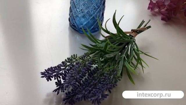 Искусственный букет ЛАВАНДА, пластик, 21 см, 800205