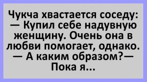 Надувную женщину купил, очень в любви помогает... Анекдоты смешные до слез!