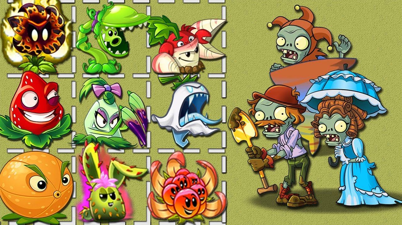 Растения против Зомби ПвЗ Fusion Plants Vs. Zombies Hybrid Grafted Mod PvZ мод Битва прохождение топ
