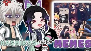 💌 Hashiras React To Tiktoks (Meme) + Random Things, Kny, Demon Slayer 🥀🥀 Gacha React