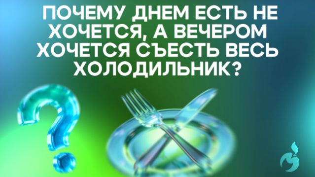 Почему днем есть не хочется, а вечером хочется съесть весь холодильник?