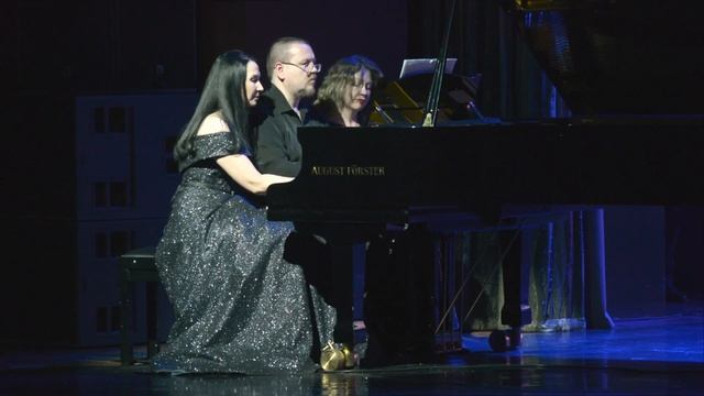 Валентина Хуланхова, Елена Ахметова, Станислав Хуланхов — Фантазия на тему арии Фигаро 🎹🔥