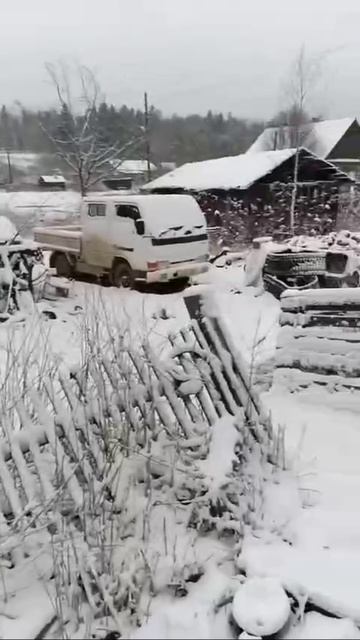 Неожиданный «белый удар» накрыл сёла Агзу и Самарга