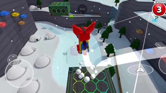 прохожу миссию от тристопио  Снежная долине паркур