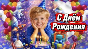 Поздравление Мальчику с Днём Рождения.