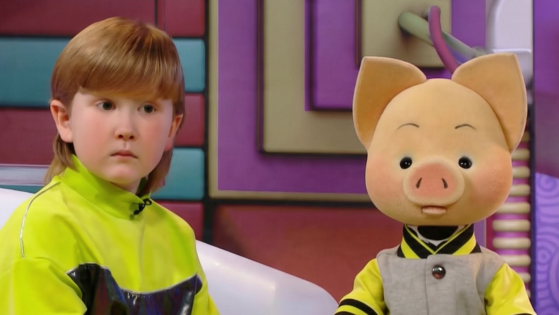 Вместе с Хрюшей: Юный певец Роман Шемякин ✨ Шоу для детей С добрым утром, малыши! (2023) №36225