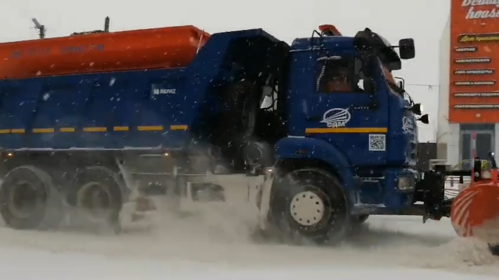 очистка дорог от снега 259 часть снято в 2023 году