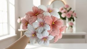 ЛИЛИИ ИЗ СИНЕЛЬНОЙ ПРОВОЛОКИ. ВАРИАНТ 2