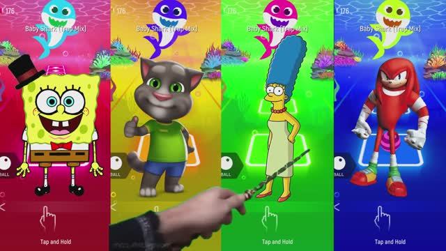 Спанч Боб, Соник, Том и Мардж! 🍍⚡ Кто круче?