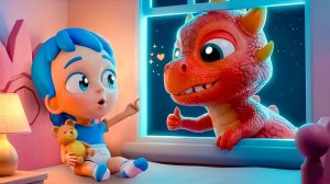 «Динозавр у окна» — детские песни, мультики для детей