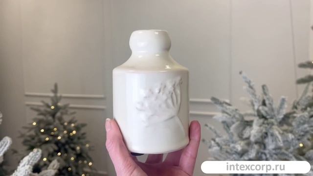 Набор подсвечников ИМАЖ Д'ЭРБ, керамика, 12 см, 3 шт., 644740-набор