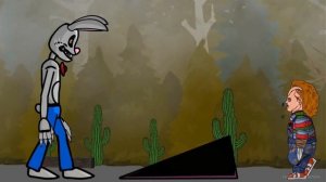 Mr. Hopps vs Mr. Stripes vs Pyramid Head, CARTOON CAT, Scp 999, Jason, Freddy, Michael, Jeff [Dc2]