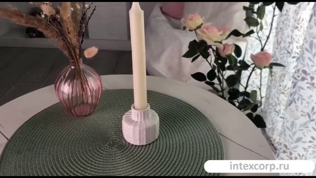 Керамический подсвечник ПИРГОС, 7 см, 647074