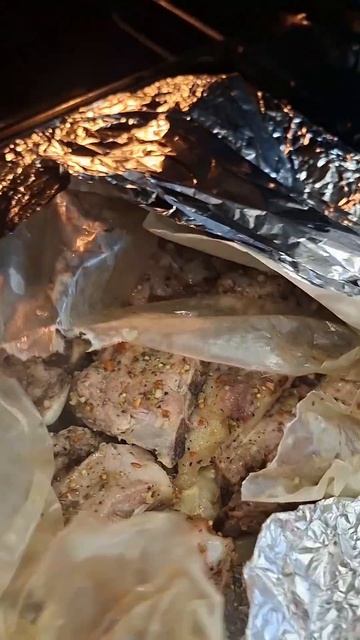 рёбра в духовке #рецепты#мясо