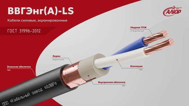 ВВГЭнг(А)-LS марки 