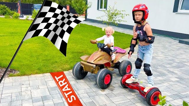 СОФУНЬЯ ШАЛУНЬЯ - СОФИЯ И НИКА УСТРОИЛИ ГОНКИ.