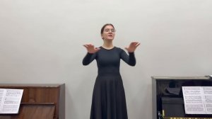 Татьяна Белоусова, «Пермский музыкальный колледж», музыка Чеснокова «Яблоня»