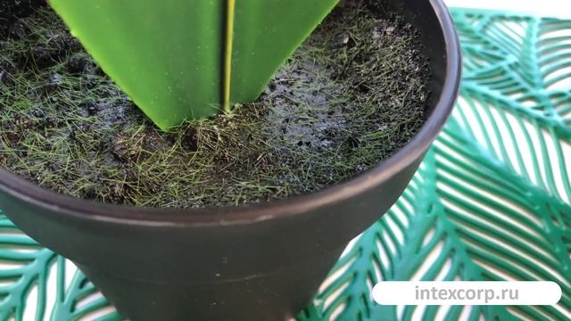 Искусственное растение в горшке ОРХИДЕЯ, полиэстер, розовая, 40 см, 801056