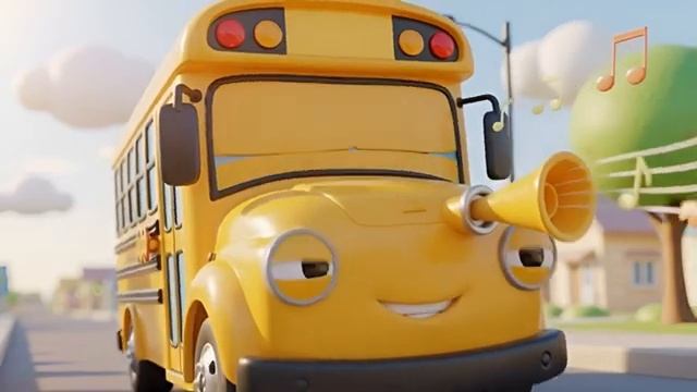 Мультфильм для детей 2026 .Школьный автобус поет утреннюю песню