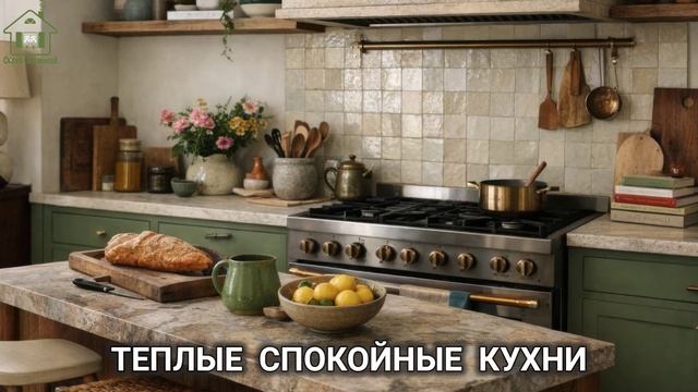 Теплые спокойные кухни фото идеи для вдохновения (9)